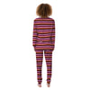 Red And Pink Mexican Baja Women's Pajamas-grizzshop