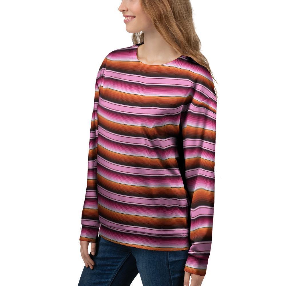 Red And Pink Mexican Baja Women's Sweatshirt-grizzshop