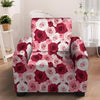 Red And Pink Rose Floral Armchair Cover-grizzshop