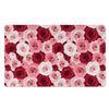 Red And Pink Rose Floral Door Mat-grizzshop