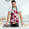 Red And Pink Rose Floral Men's Apron-grizzshop