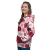 Red And Pink Rose Floral Women's Hoodie-grizzshop