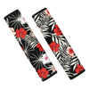 Red And White Hibiscus Flowers Hawaiian Print Seat Belt Cover-grizzshop