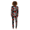 Red And White Hibiscus Flowers Hawaiian Print Women's Pajamas-grizzshop