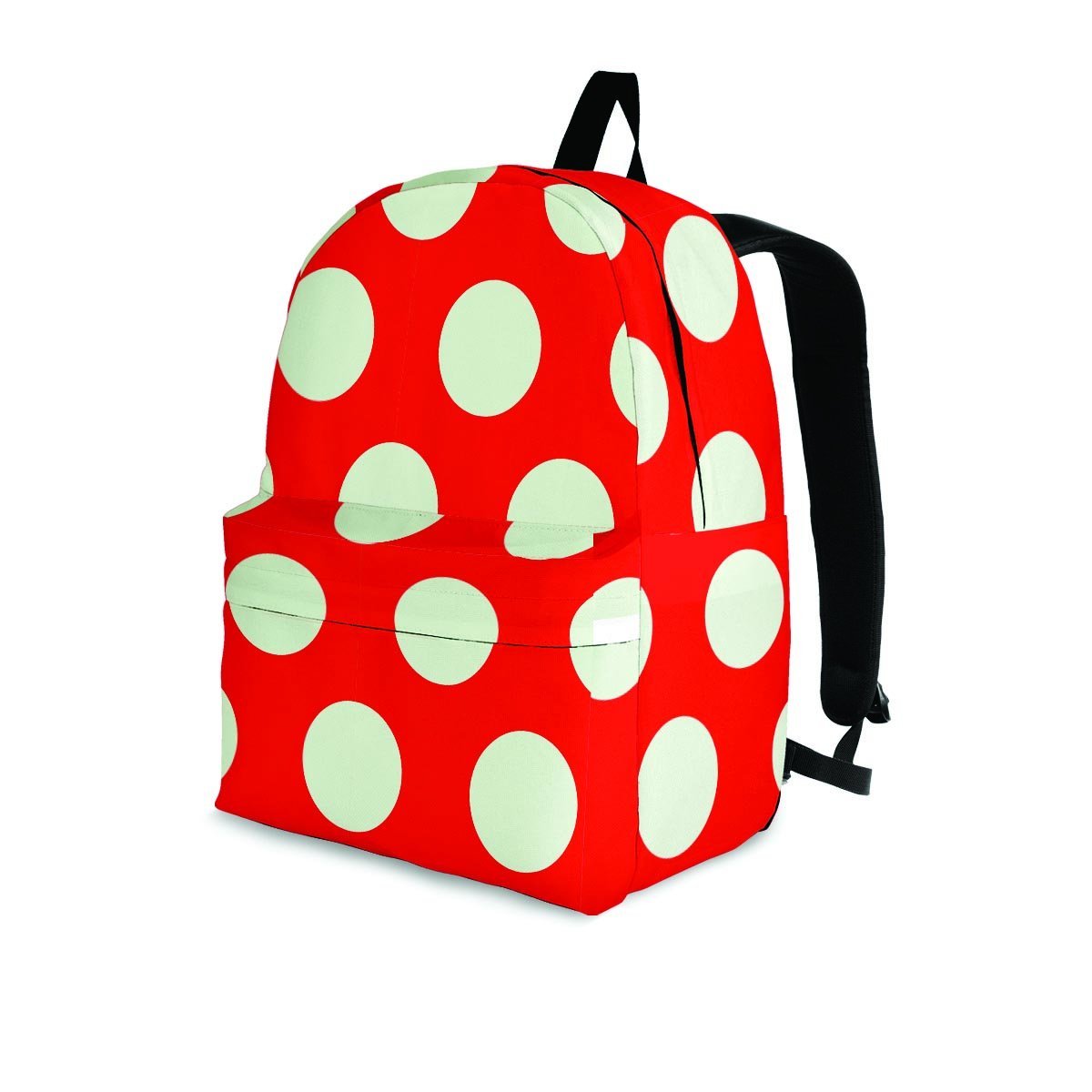 Red And White Polka Dot Backpack-grizzshop