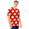 Red And White Polka Dot Men T Shirt-grizzshop