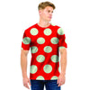 Red And White Polka Dot Men T Shirt-grizzshop