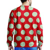 Red And White Polka Dot Men's Sweatshirt-grizzshop