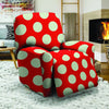 Red And White Polka Dot Recliner Cover-grizzshop