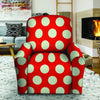 Red And White Polka Dot Recliner Cover-grizzshop