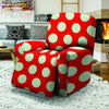 Red And White Polka Dot Recliner Cover-grizzshop