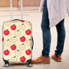 Red Apple Pattern Print Luggage Cover Protector-grizzshop