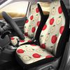 Red Apple Pattern Print Universal Fit Car Seat Covers-grizzshop