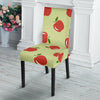 Red Apple Print Pattern Chair Cover-grizzshop