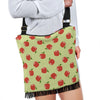 Red Apple Print Pattern Crossbody bags-grizzshop