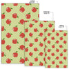 Red Apple Print Pattern Floor Mat-grizzshop