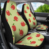 Red Apple Print Pattern Universal Fit Car Seat Covers-grizzshop