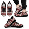 Load image into Gallery viewer, Red Aztec Elephant Pattern Print Black Sneaker Shoes For Men Women-grizzshop