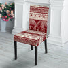 Red Aztec Elephant Pattern Print Chair Cover-grizzshop