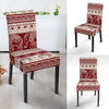 Red Aztec Elephant Pattern Print Chair Cover-grizzshop