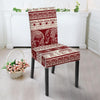 Red Aztec Elephant Pattern Print Chair Cover-grizzshop