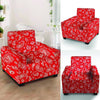 Red Bandana Armchair Cover-grizzshop