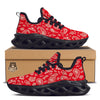 Red Bandana Black Running Shoes-grizzshop