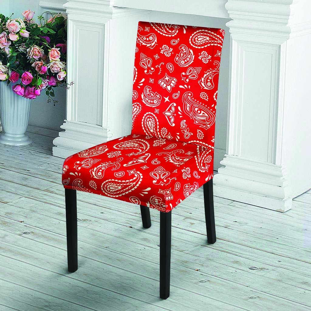 Red Bandana Chair Cover-grizzshop