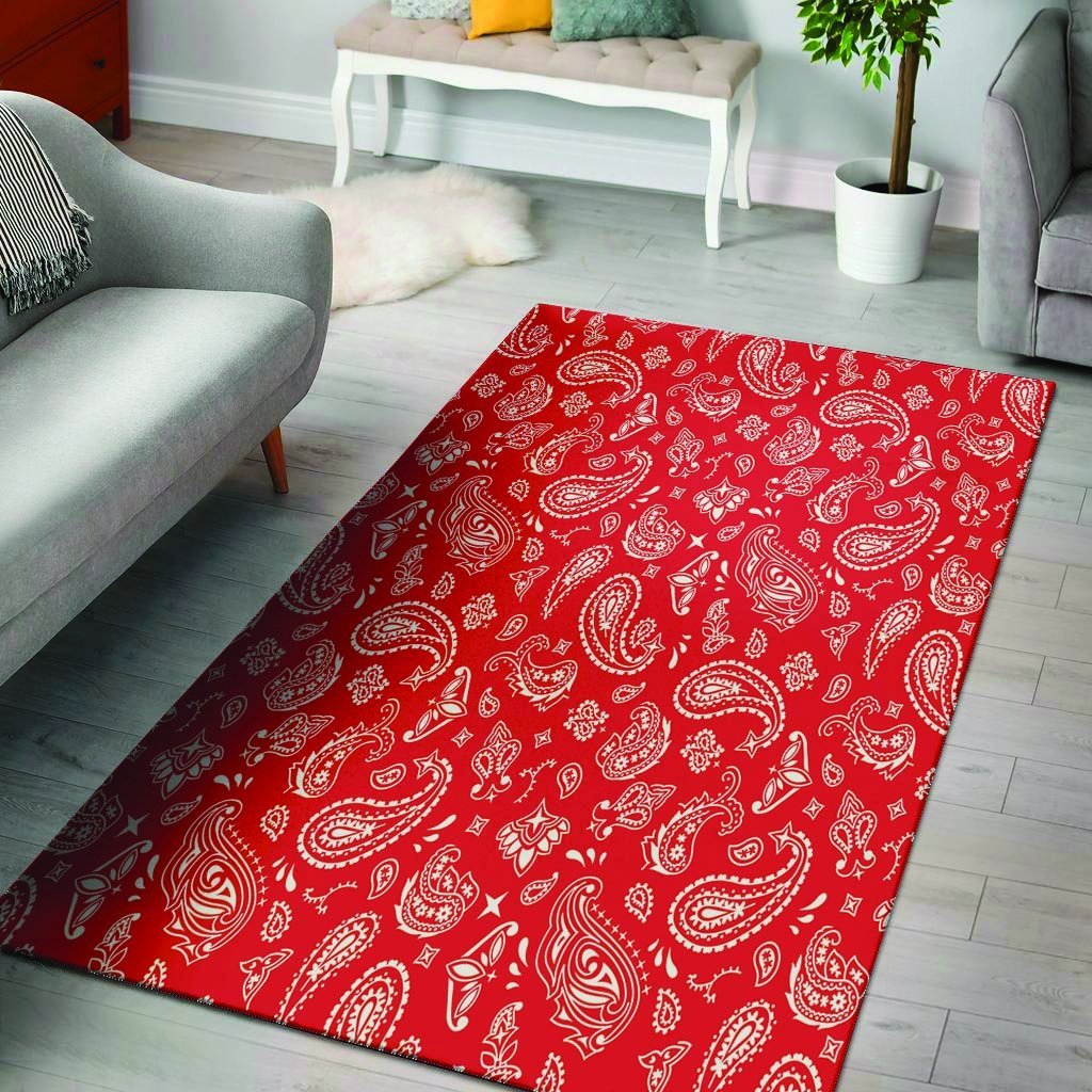 Red Bandana Floor Mat-grizzshop