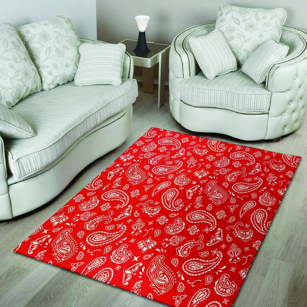 Red Bandana Floor Mat-grizzshop