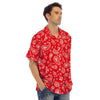 Red Bandana Men’s Hawaiian Shirt-grizzshop