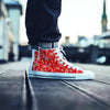 Red Bandana Men's High Top Shoes-grizzshop