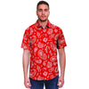 Red Bandana Men's Short Sleeve Shirt-grizzshop