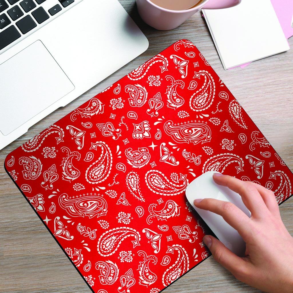 Red Bandana Mouse Pad-grizzshop