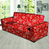 Red Bandana Sofa Cover-grizzshop