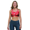 Red Bandana Sports Bra-grizzshop