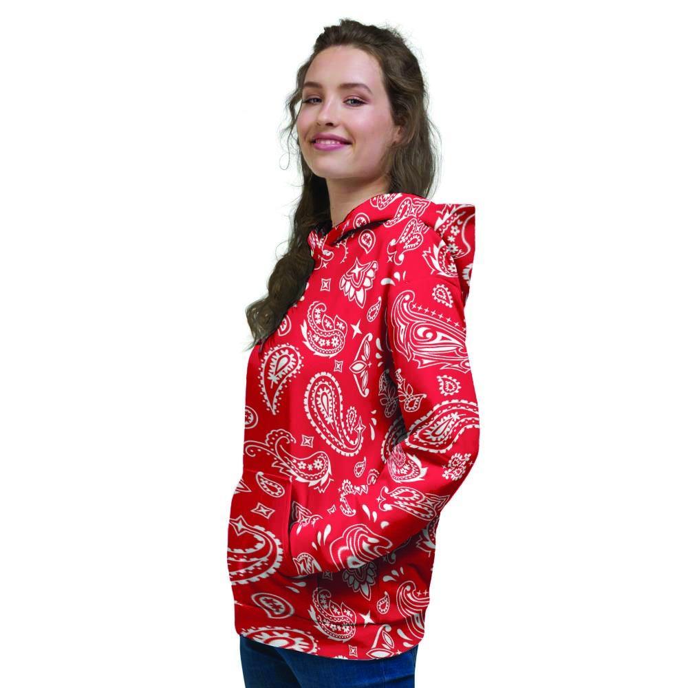 Red Bandana Women's Hoodie-grizzshop