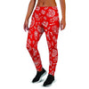 Red Bandana Women's Joggers-grizzshop