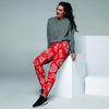 Red Bandana Women's Joggers-grizzshop