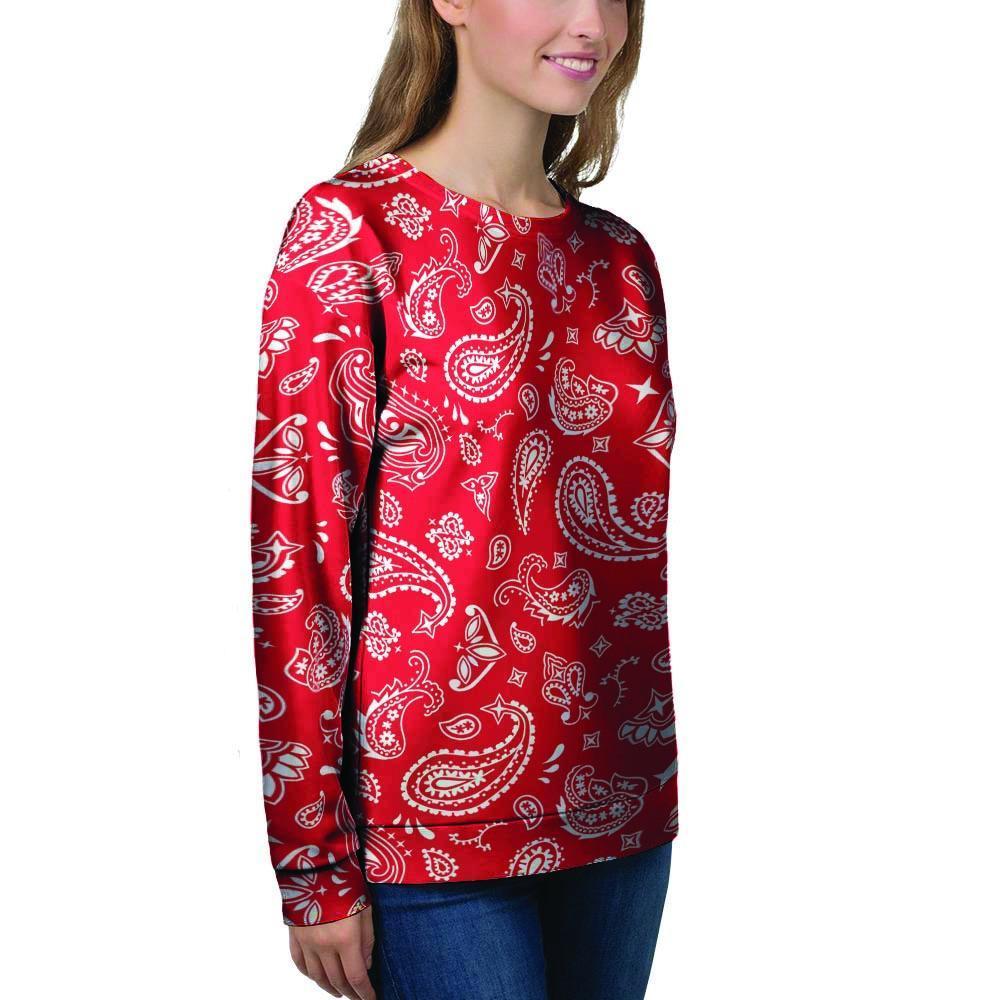 Red Bandana Women's Sweatshirt-grizzshop