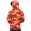 Red Camo And Camouflage Print Men's Hoodie-grizzshop