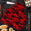 Red Camo Print Men's Apron-grizzshop