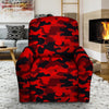 Red Camo Print Recliner Cover-grizzshop