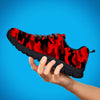 Red Camo Print Women's Sneakers-grizzshop