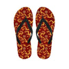 Red Chinese Dragon Men's Flip Flops-grizzshop