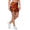 Red Chinese Dragon Mini Skirt-grizzshop