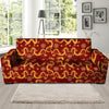 Red Chinese Dragon Sofa Cover-grizzshop