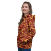 Red Chinese Dragon Women's Hoodie-grizzshop