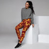 Red Chinese Dragon Women's Joggers-grizzshop