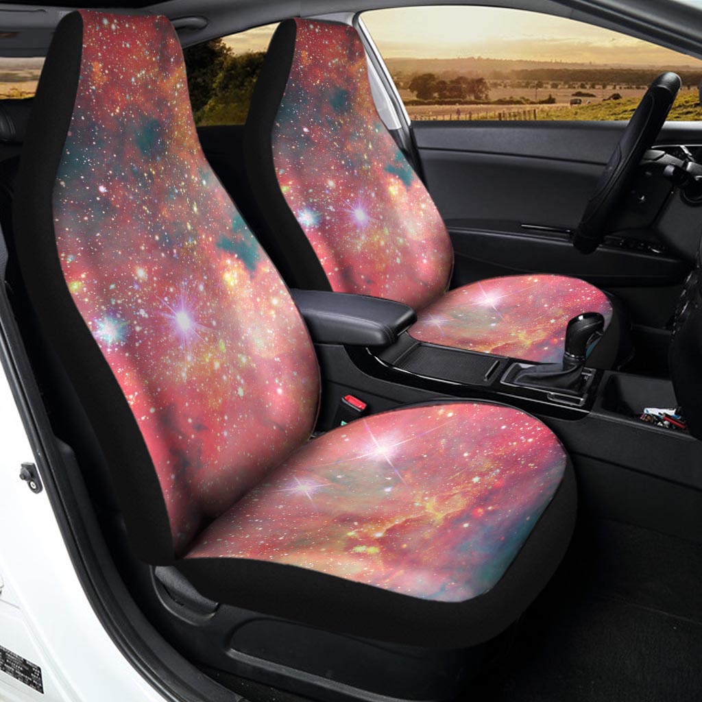 Red Cloud Galaxy Space Car Seat Covers-grizzshop